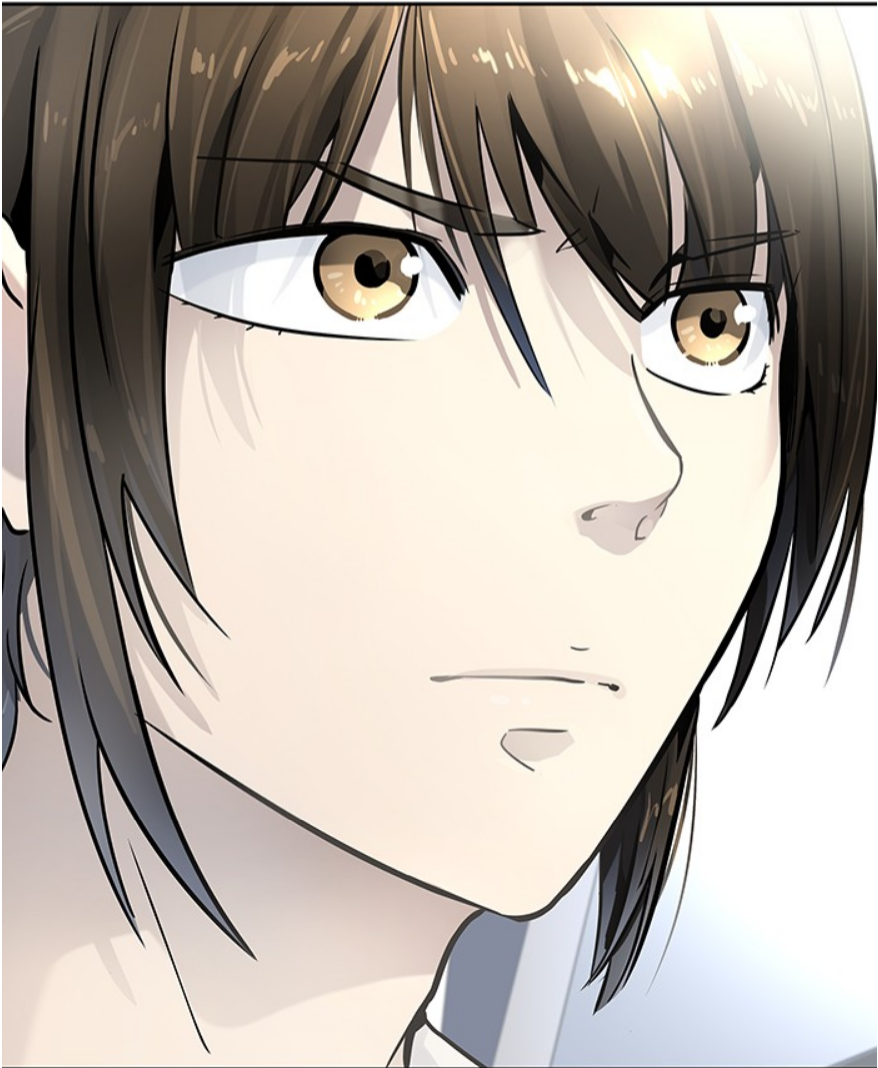 Tower of God 516 Bam's determined expression