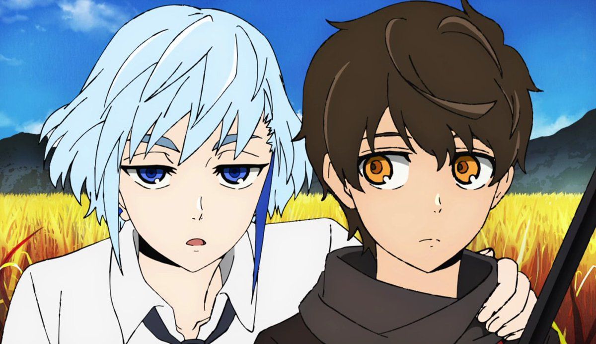 Tower of God anime Bam and Khun side by side