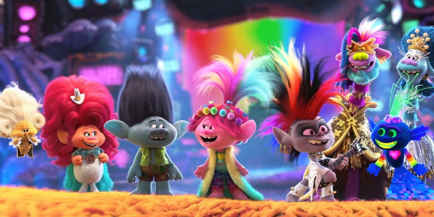 troll tribes together in trolls world tour