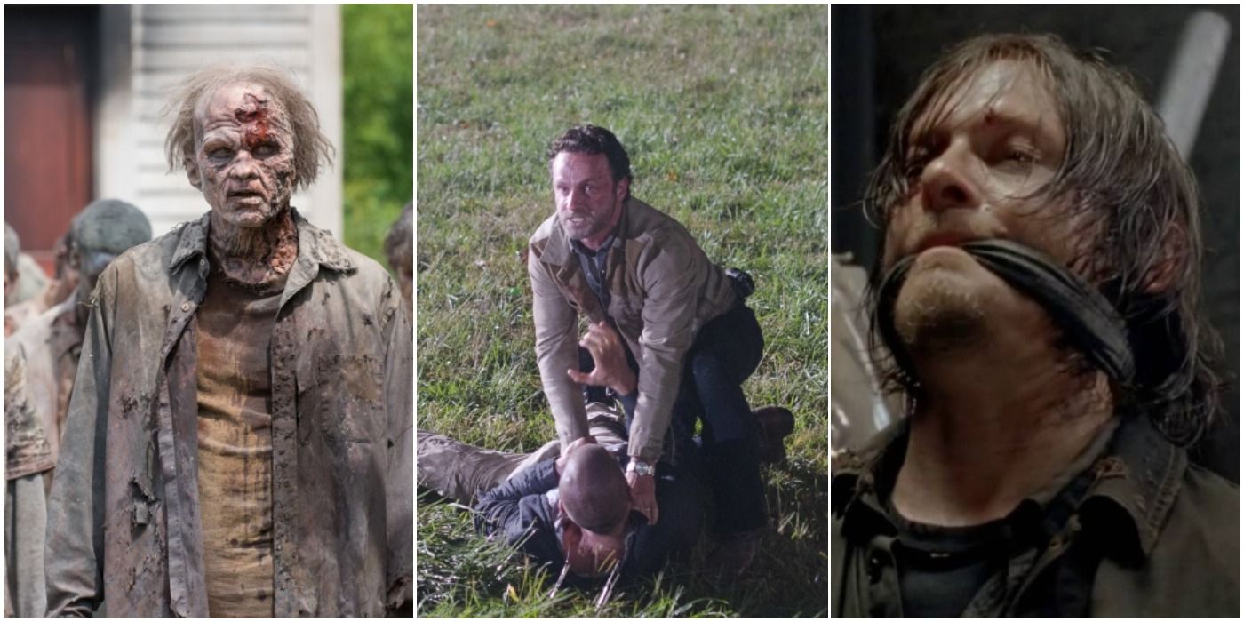 Walking Dead elements that remained and stayed lost article featured image walkers Rick Grimes Daryl Dixon