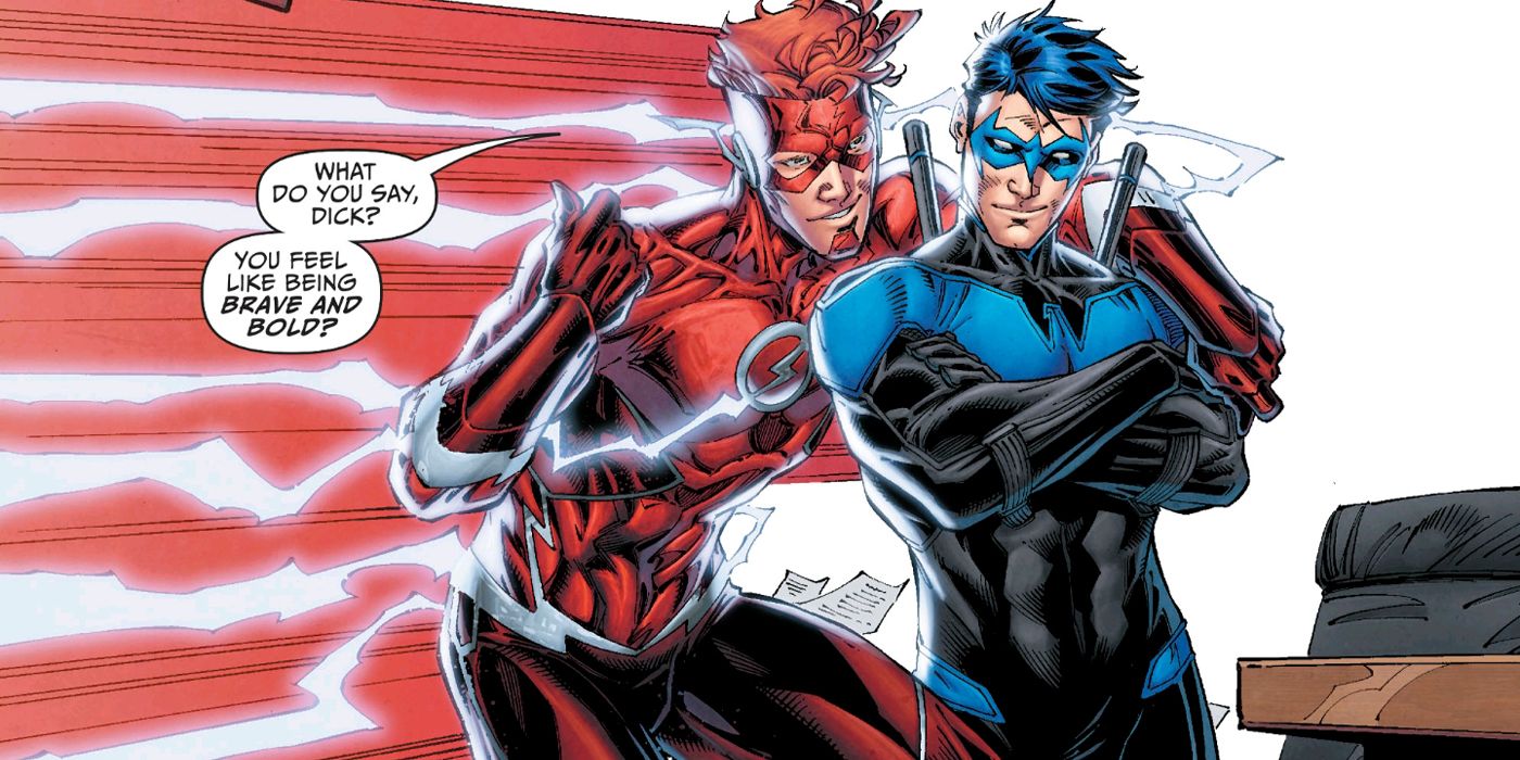 Wally West Flash Dick Grayson Nightwing