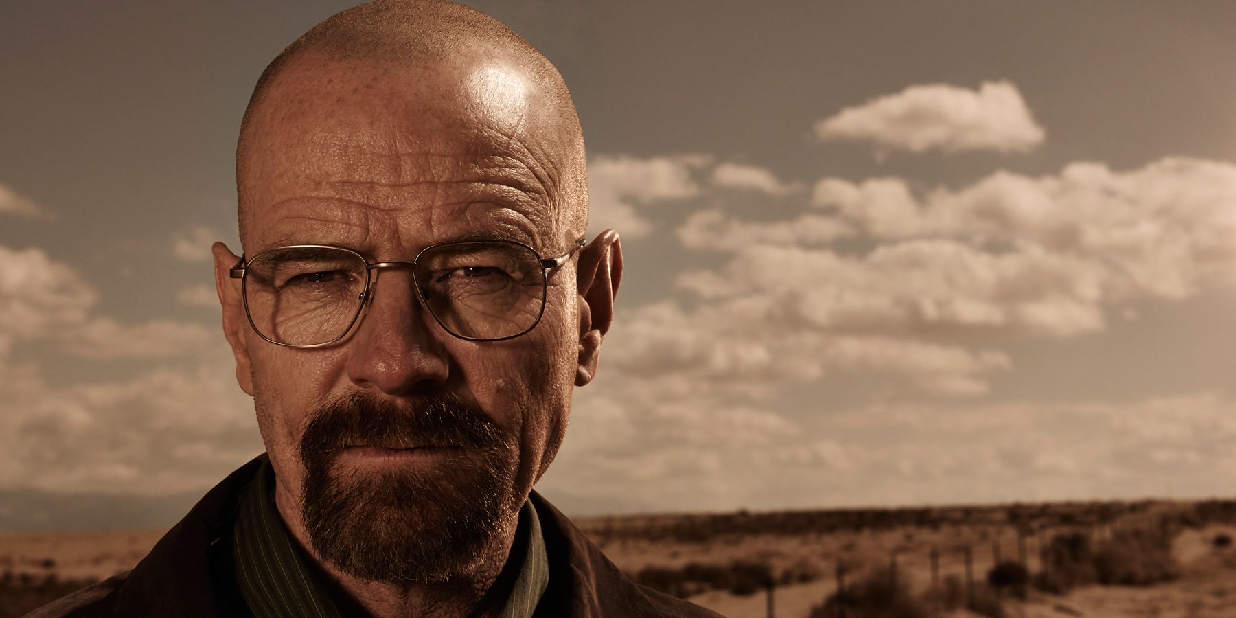 Walter White in promotional images for Breaking Bad