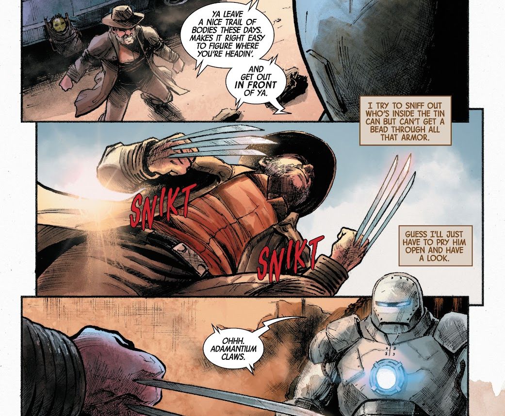 Logan and Banner in Wastelanders: Wolverine #1 