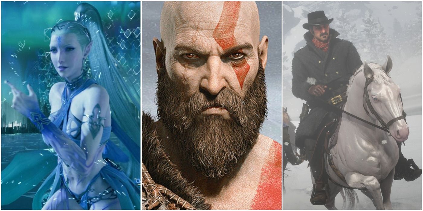 Winter and Ice levels feature final fantasy 7 (Remastered) Shiva God of War Red Dead Redemption 2