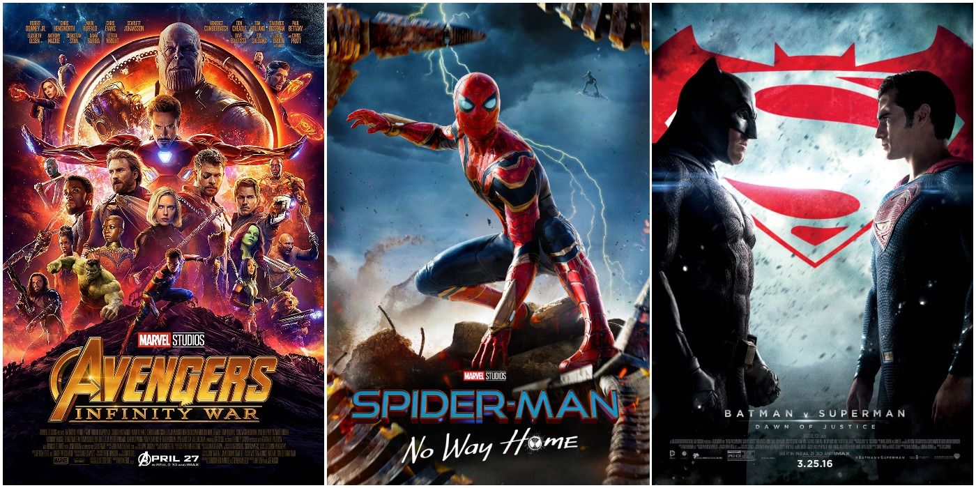 Years With Most Superhero Movies