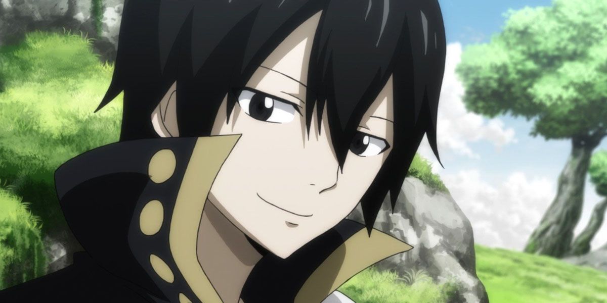 Zeref from Fairy Tail smiling