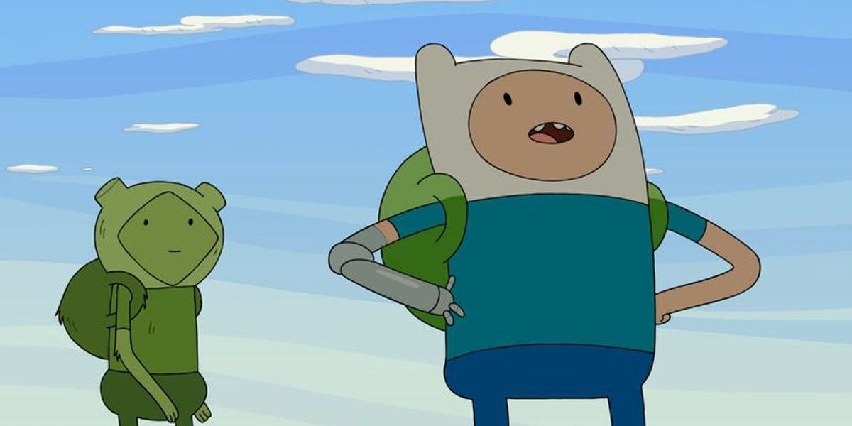 Finn with Fern in Adventure Time