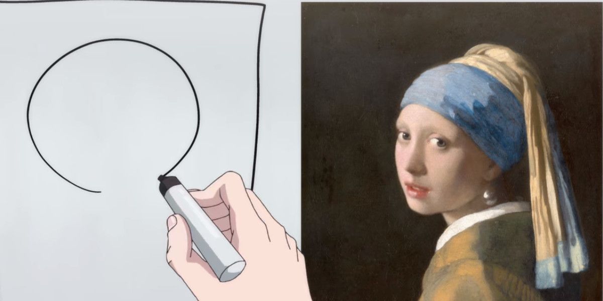 blue period girl with a pearl earring