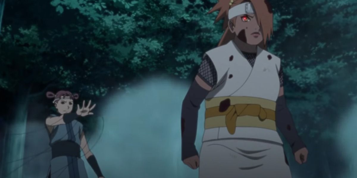 Jujumaru possesses Chocho in the Boruto anime