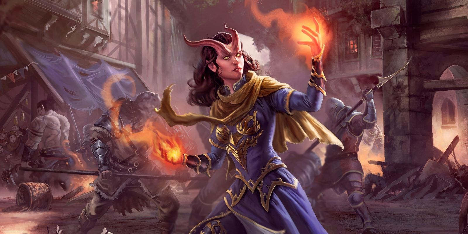 dungeons dragons tiefling fire