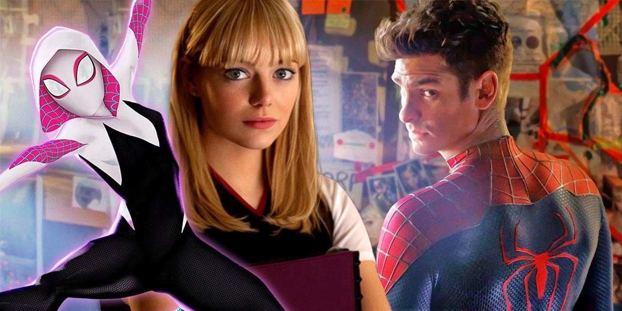 Spider-Woman, Gwen Stacy and Peter Parker from Amazing Spider-Man