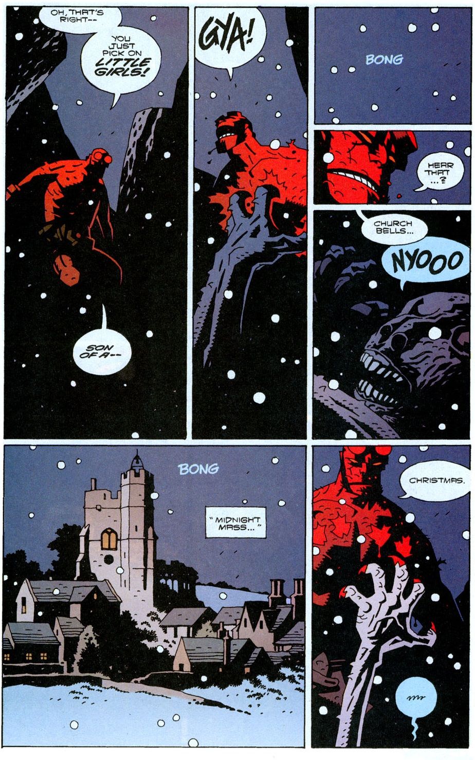Hellboy is helped by Christmas Eve