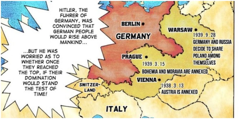 jojo's battle tendency manga mentioning nazi activity in europe