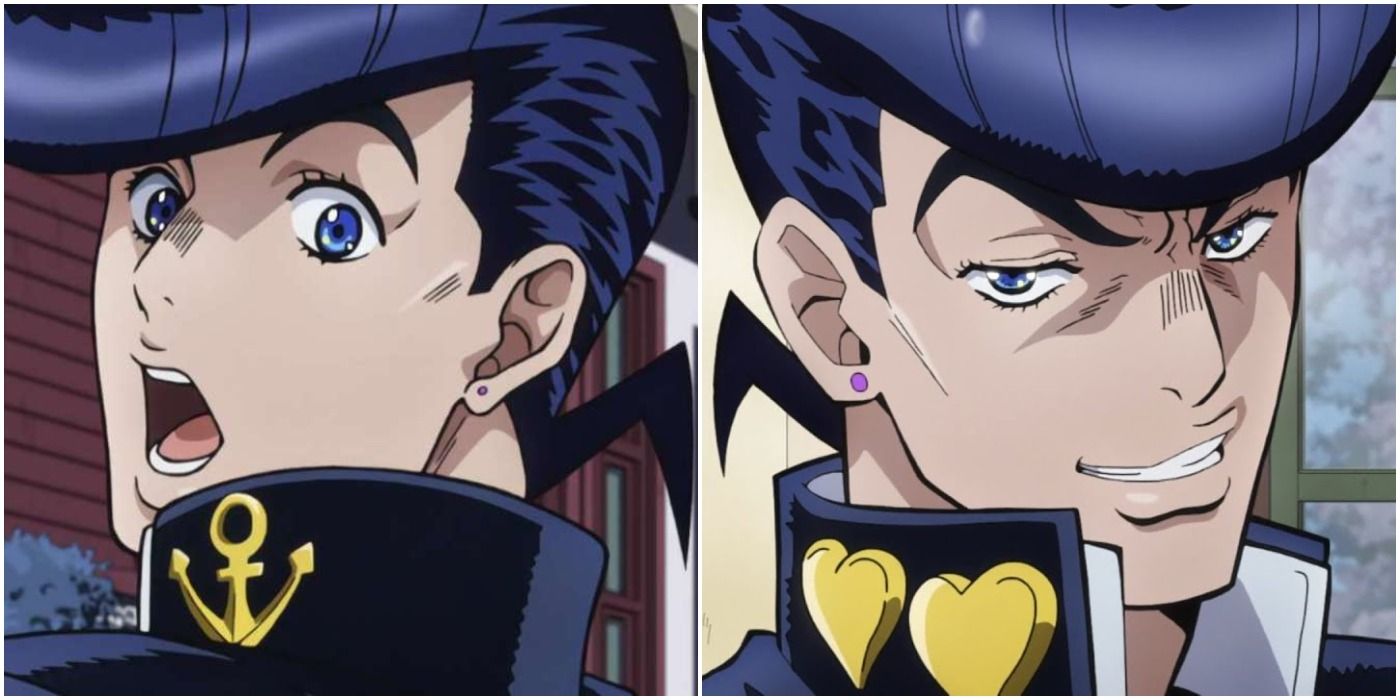 Josuke pose. Jojo's Bizarre Adventure - Diamonds are unbreakable.