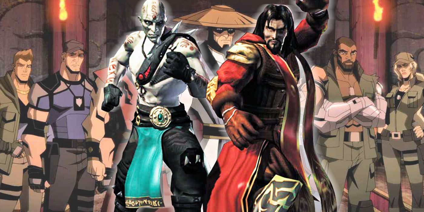 Liu Kang vs. Shang Tsung fight among latest MORTAL KOMBAT LEGENDS: BATTLE  OF THE REALMS images