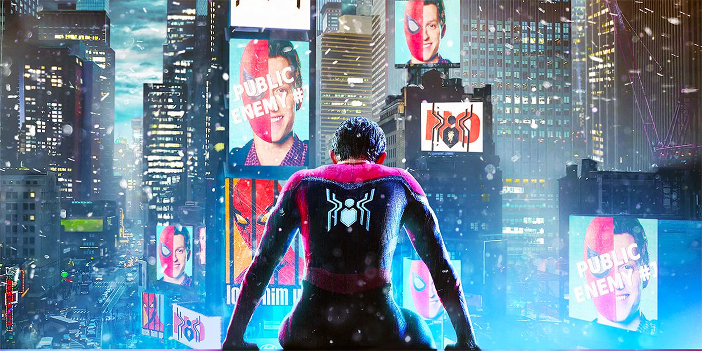New York การเรียนรู้ Peter Parker เป็น Spider-Man บนโปสเตอร์ No Way Home