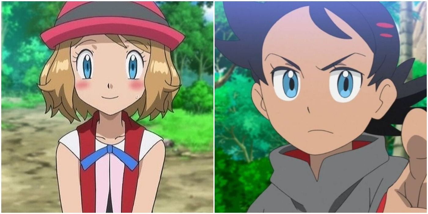 Serena and Goh from Pokemon