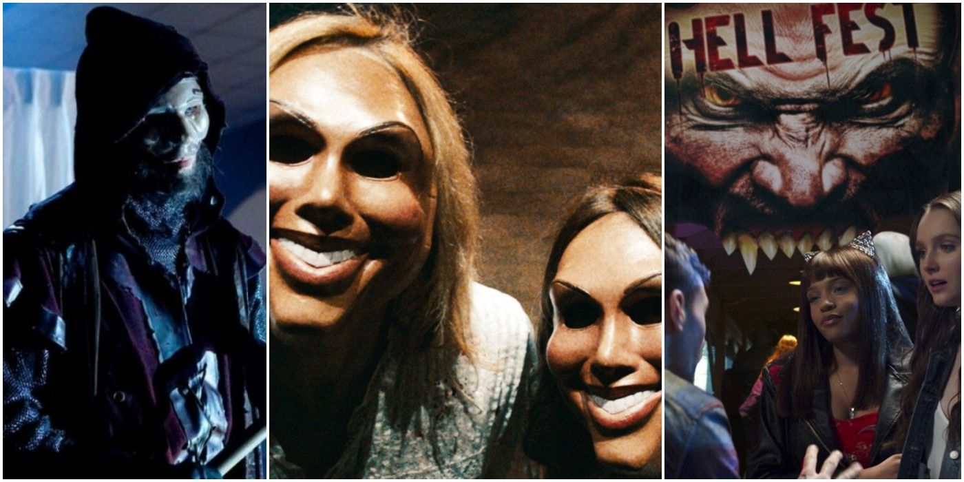 The killer from My Super Psycho Sweet 16, masked killers from The Purge, and the main characters of Hell Fest