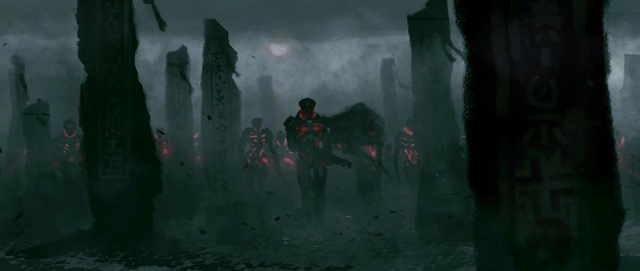Concept art from Zack Snyder's Rebel Moon