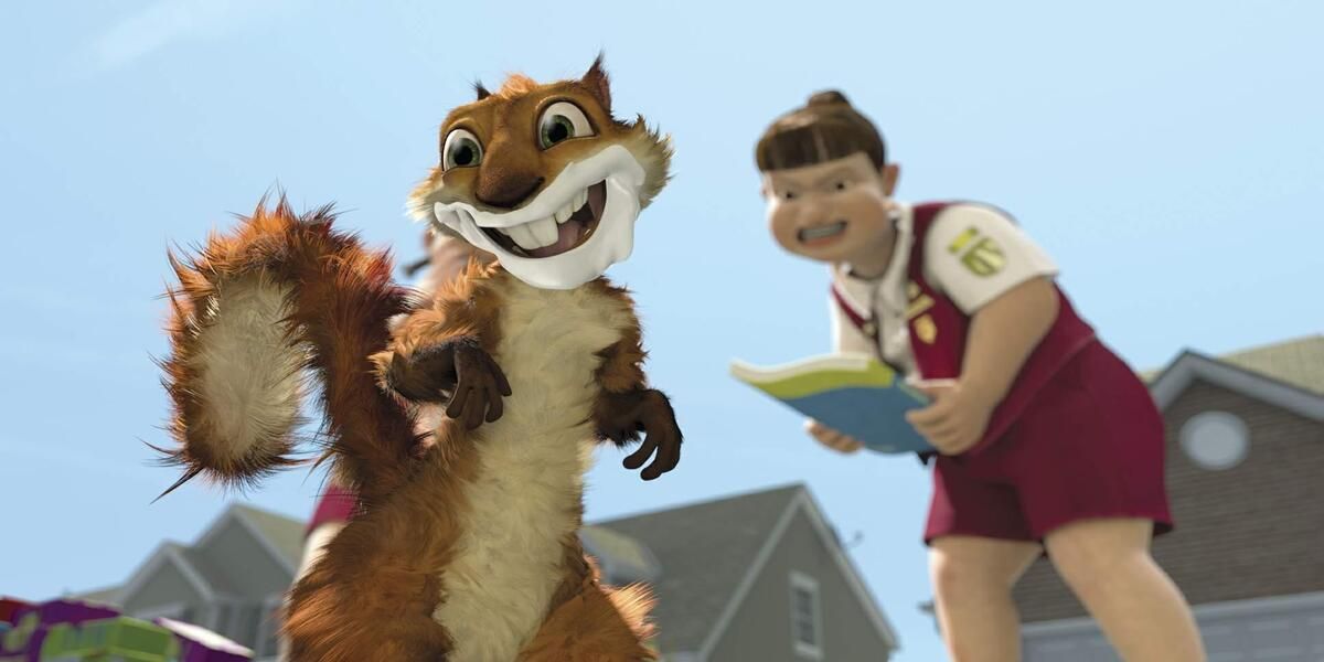 Shelby with Hammy in Over the Hedge