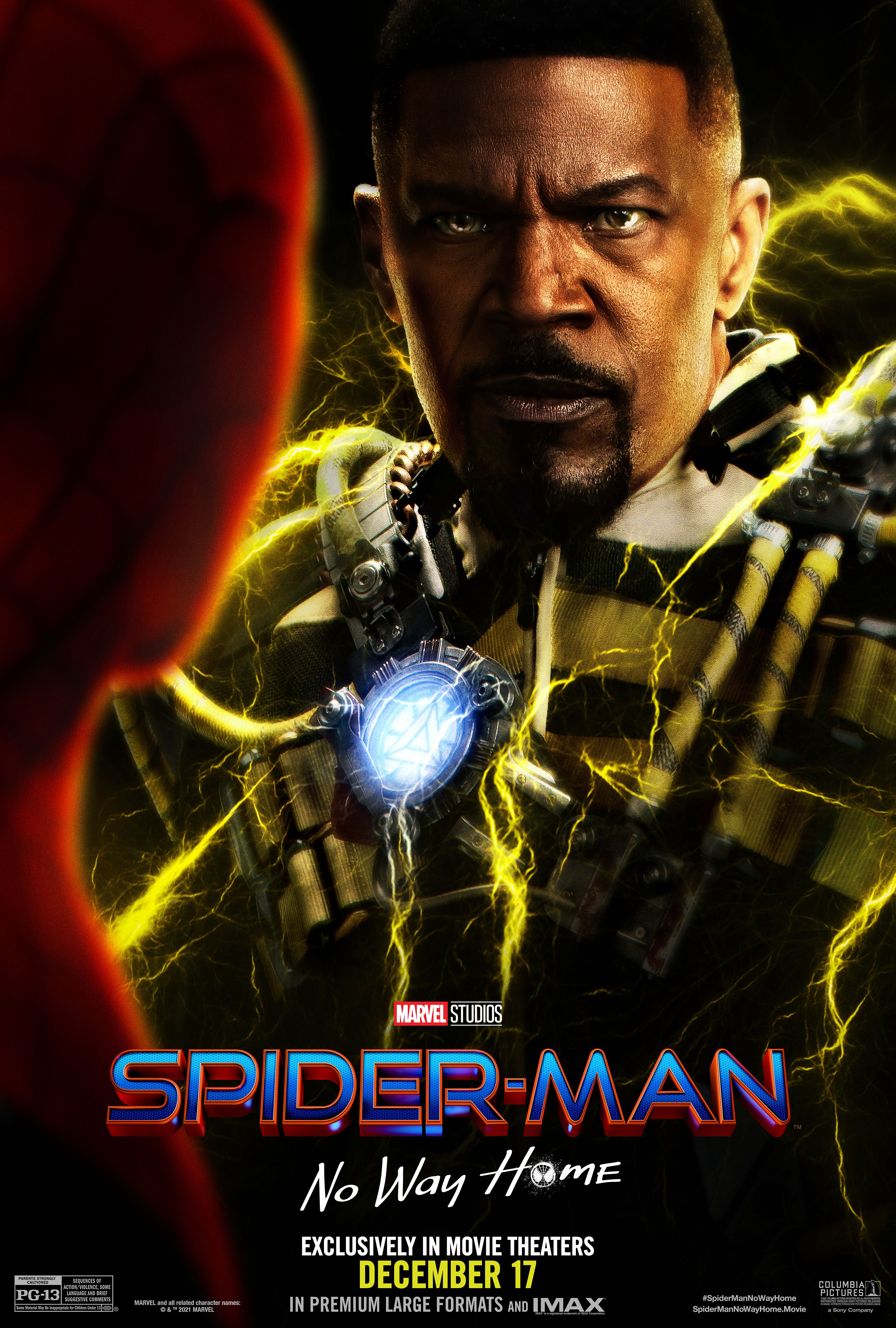 Electro character poster for Spider-Man: No Way Home