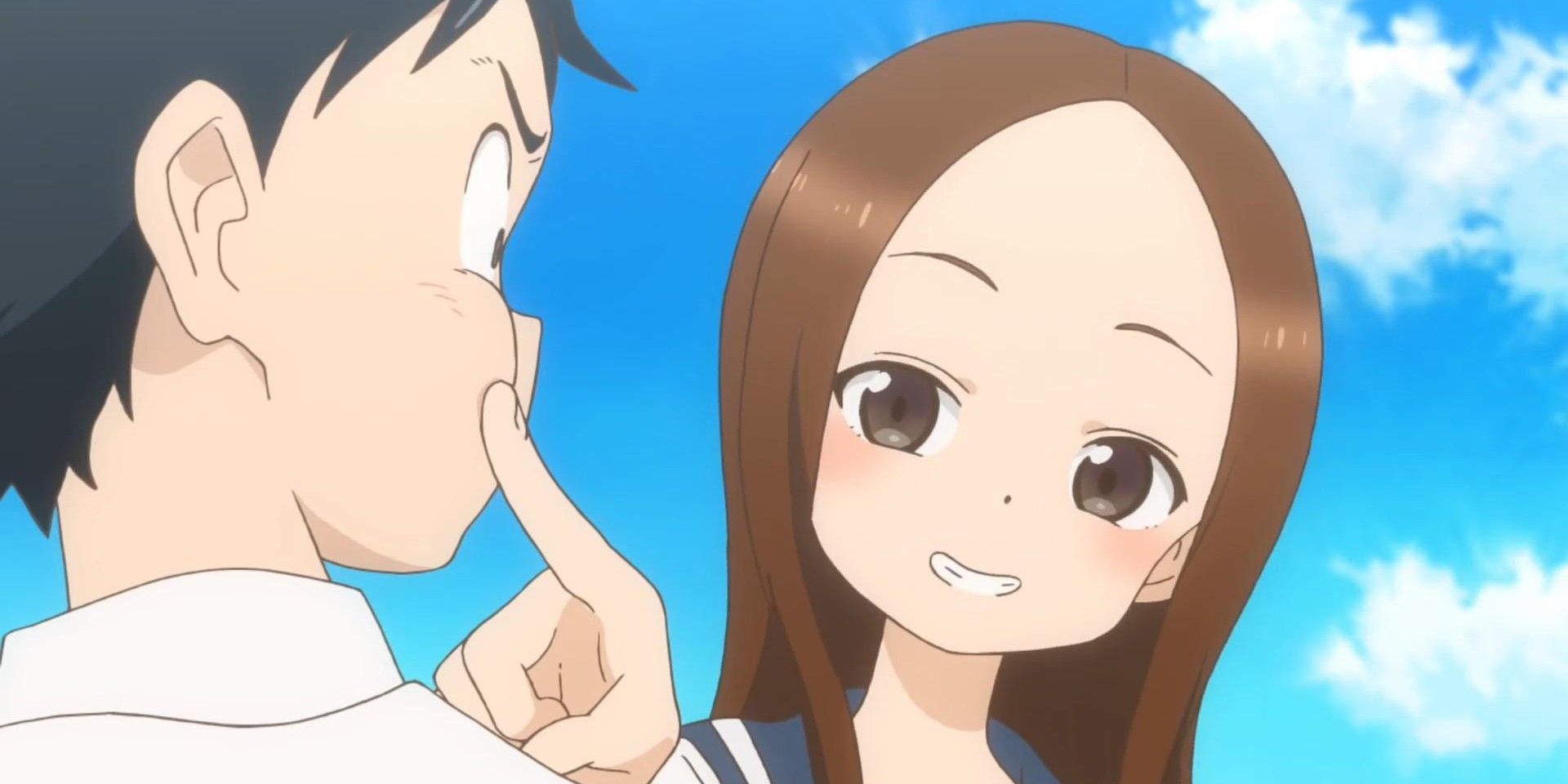 Teasing Master Takagi-san pokes Nishikata