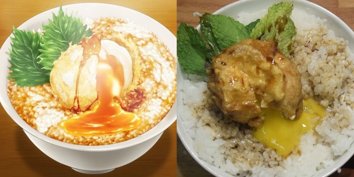 Soma's Egg Tempura Donburi From Food Wars