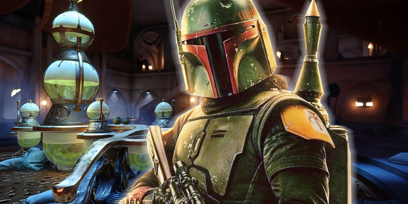 the book of boba fett and jabbas palace from star wars battlefront 2