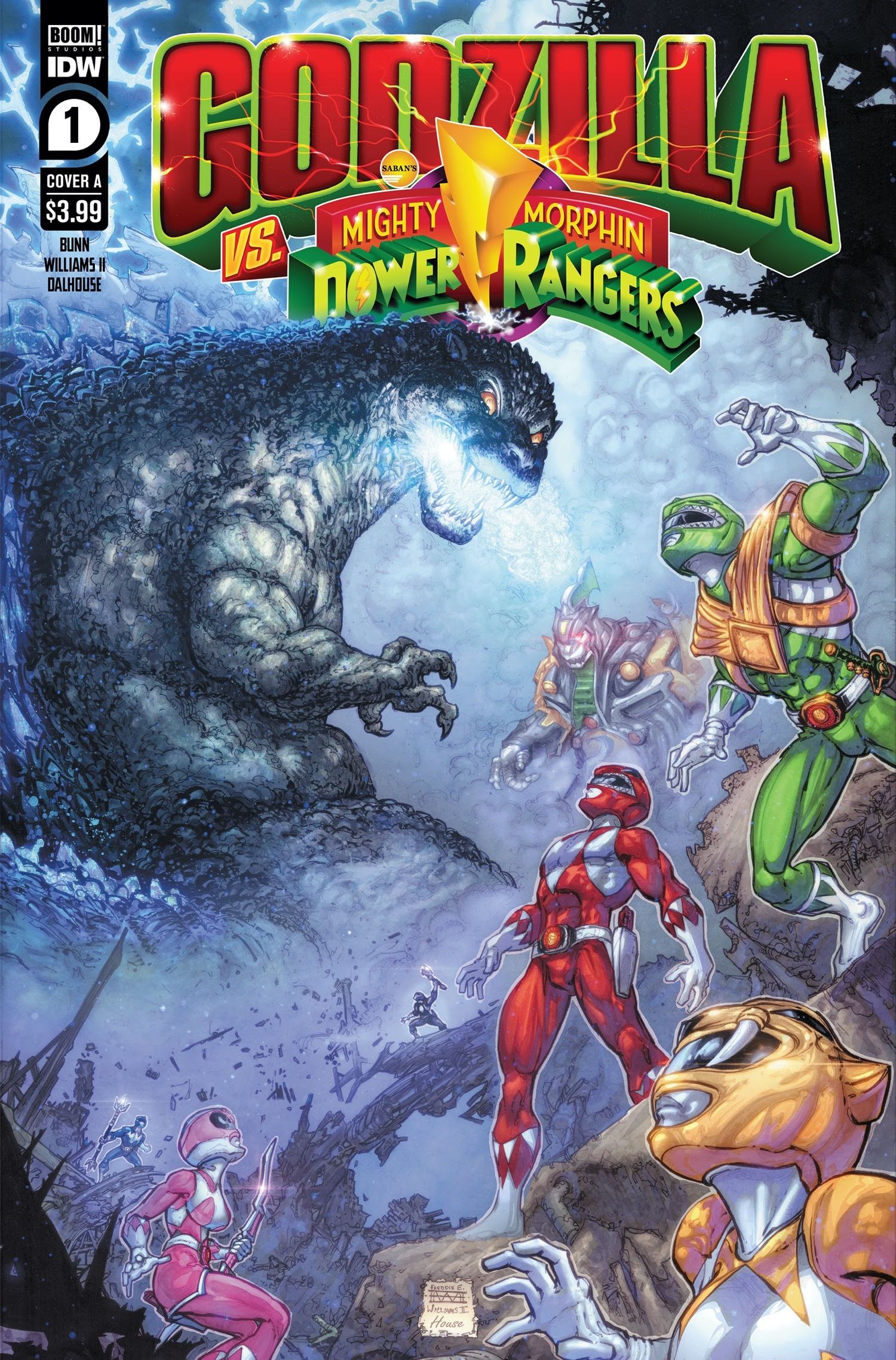 Godzilla Vs. The Mighty Morphin Power Rangers main cover
