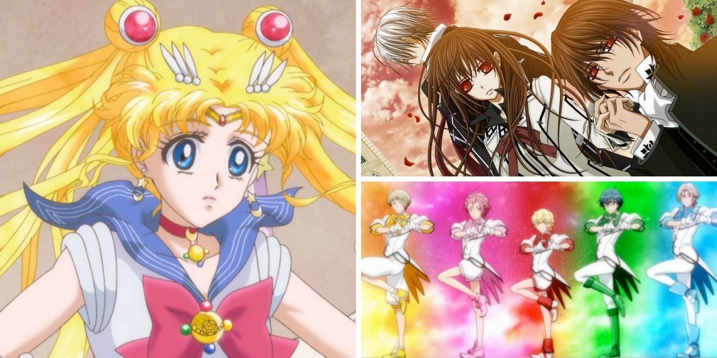 Images feature Sailor Moon Crystal, Cute High Earth Defense Club LOVE!, and Vampire Knight