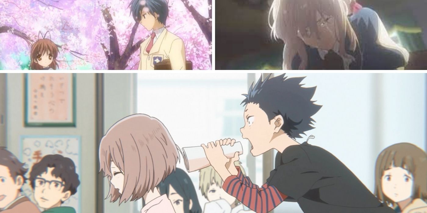 Images feature Clannad, Violet Evergreen, and A Silent Voice