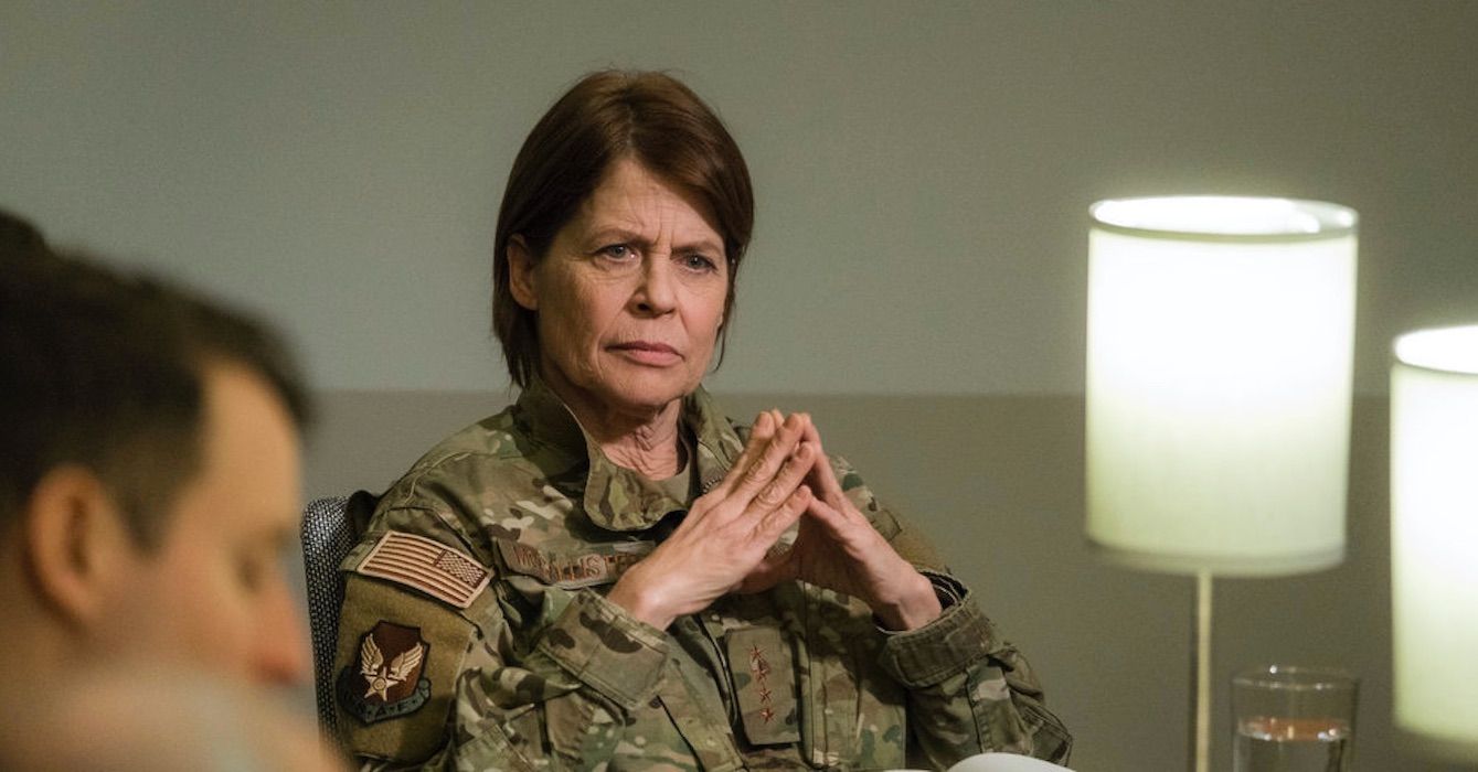 Linda Hamilton's General McAllister wants Harry in Resident Alien