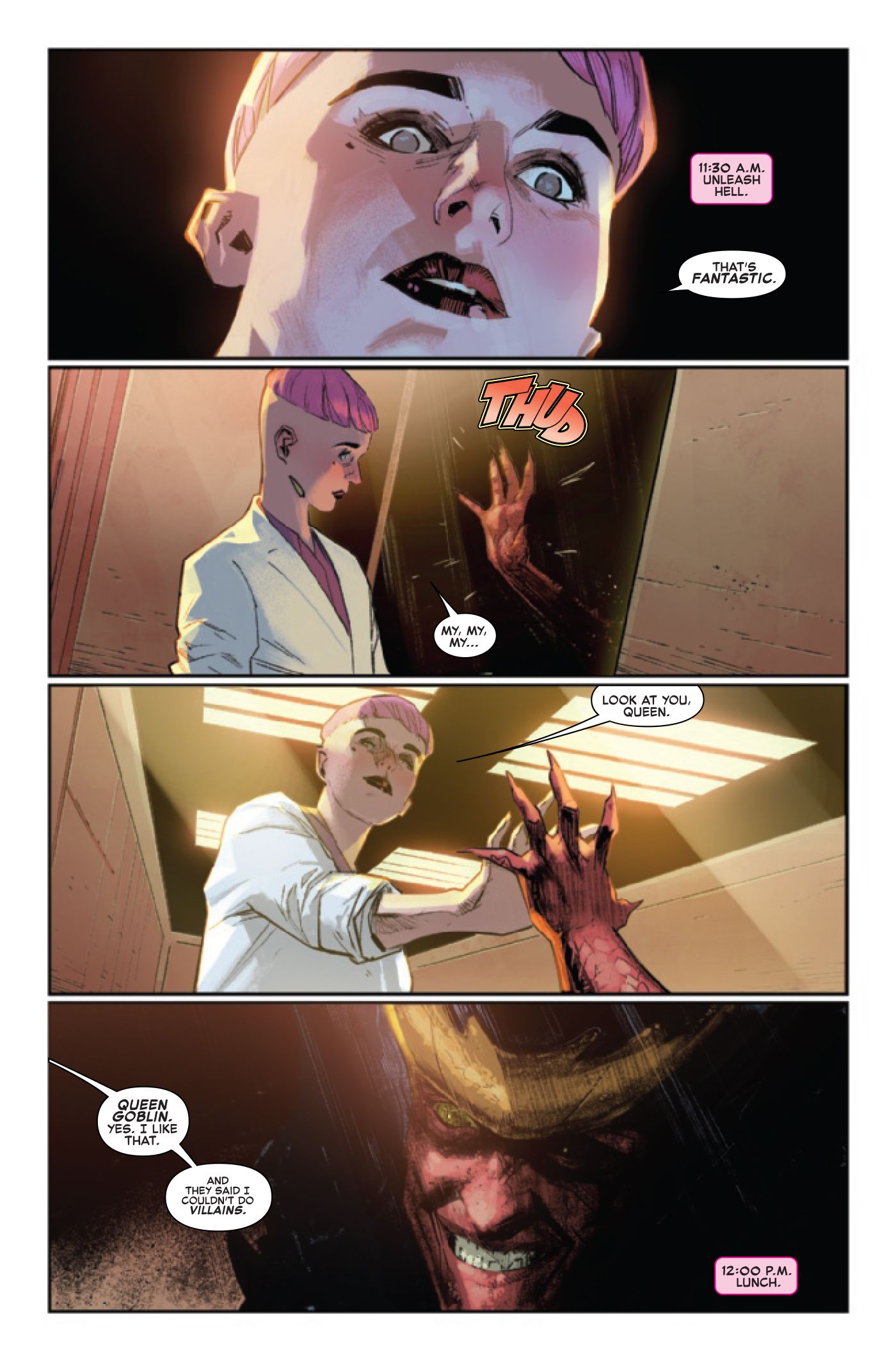 Maxine Danger meets the villain Beyond created and names her &quot;Queen Goblin.&quot;