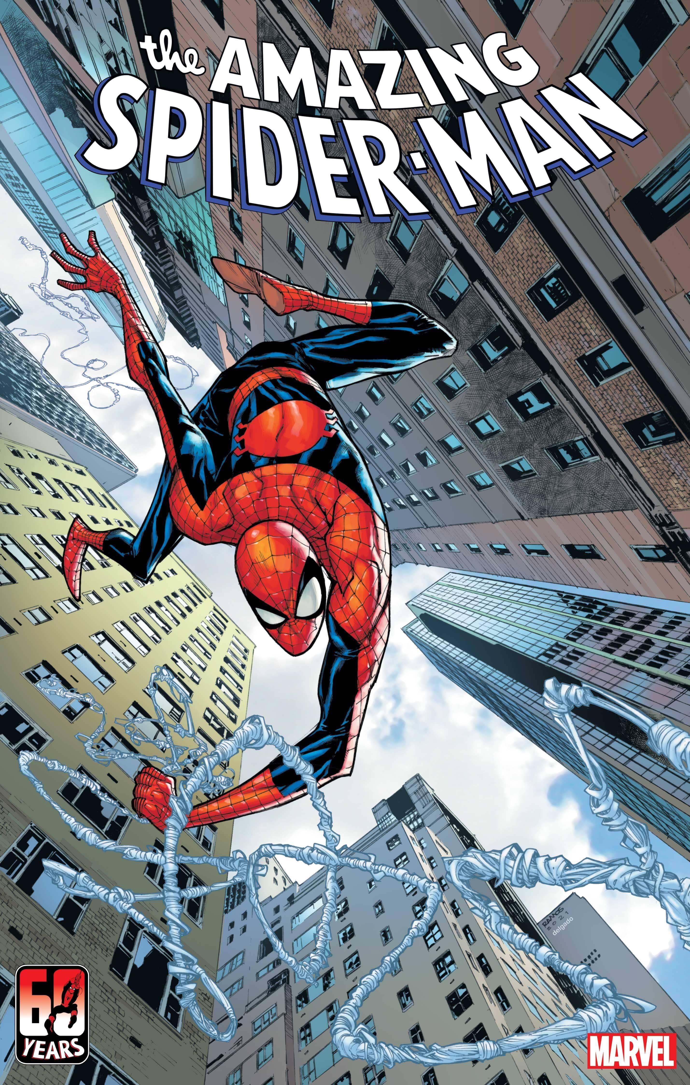 Peter Parker on the cover of Amazing Spider-Man 1 by Humberto Ramos