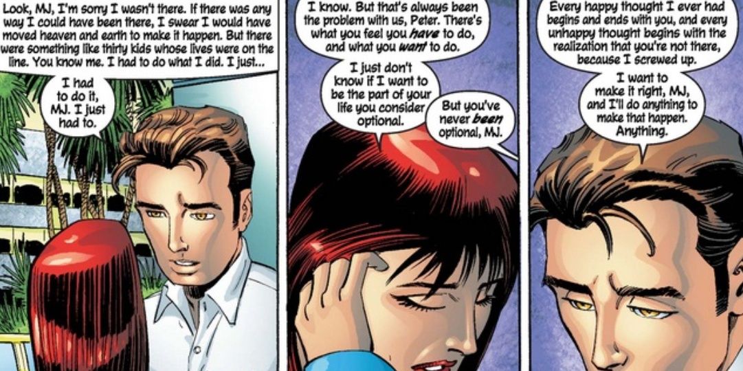 Mary Jane Watson and Peter Parker