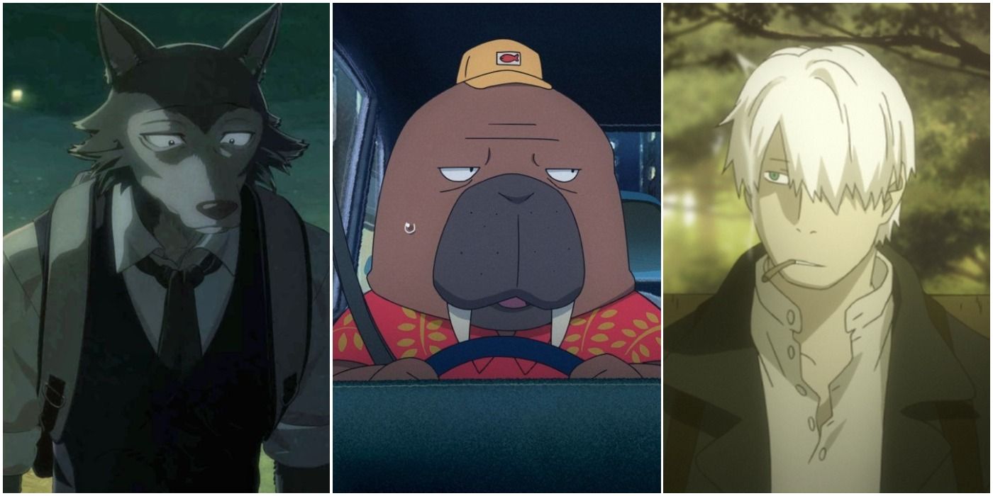 Anime to watch if you like Odd Taxi, Beastars, Odokawa from Odd Taxi, Mushishi