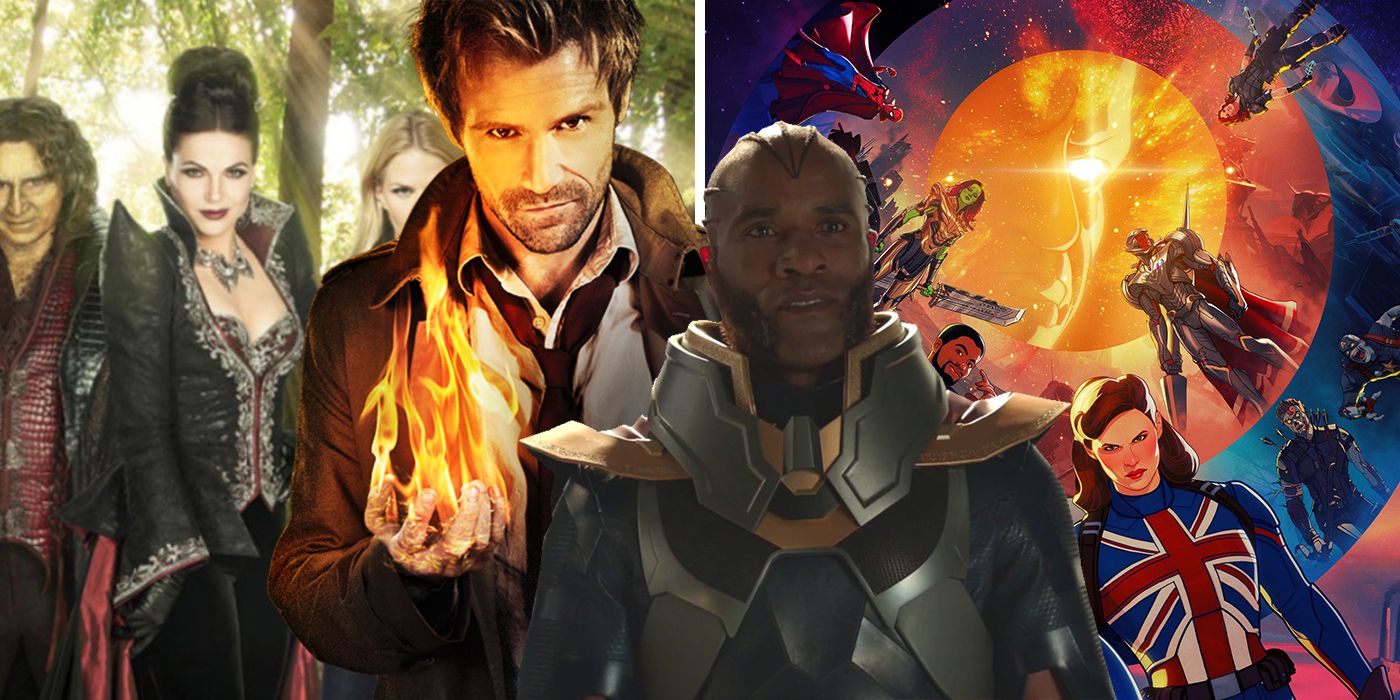 Constantine and the Monitor Arrowverse