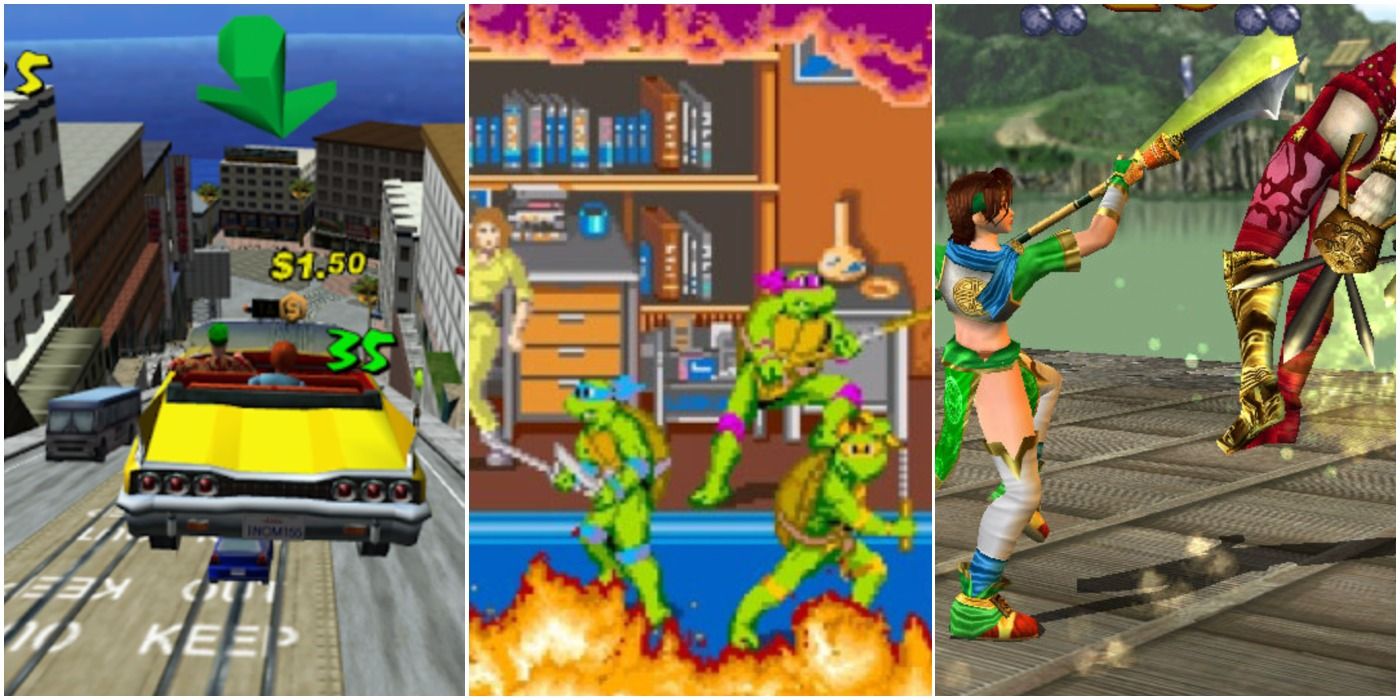 10 Best Console Games That Started Out In The Arcade