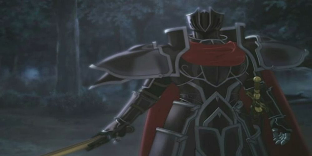 The Black Knight dueling Greill in Fire Emblem: Path of Radiance.