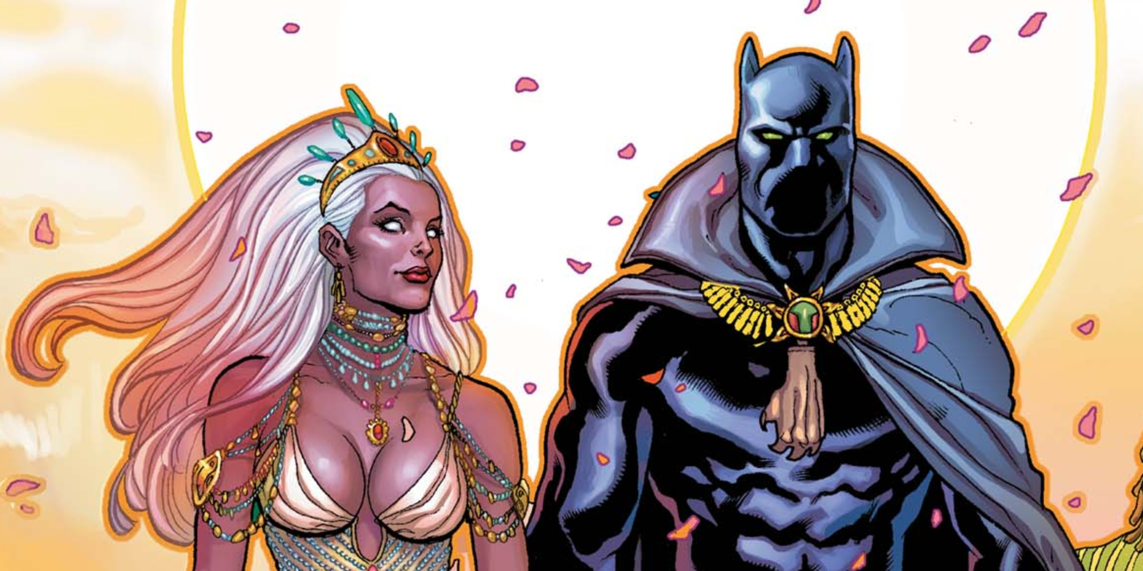 Black Panther and Storm Marriage