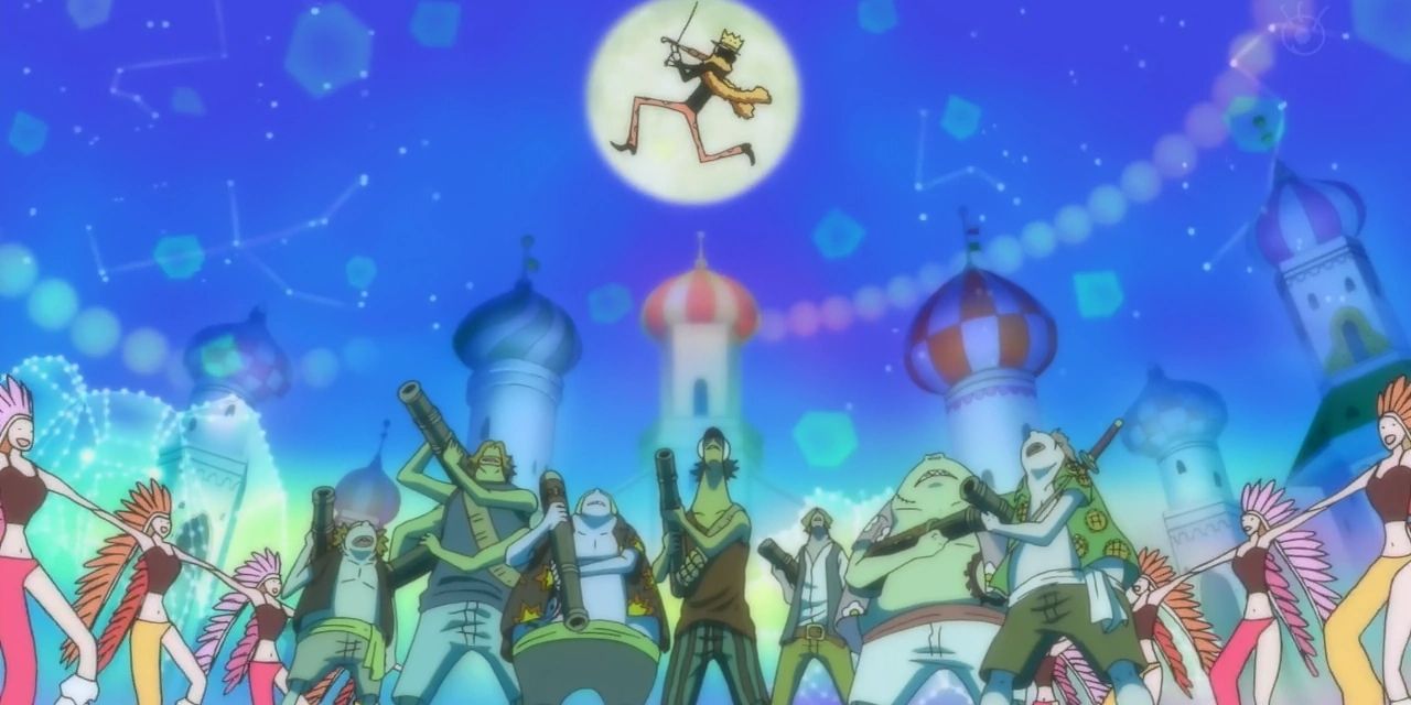 Brook's party music in One Piece