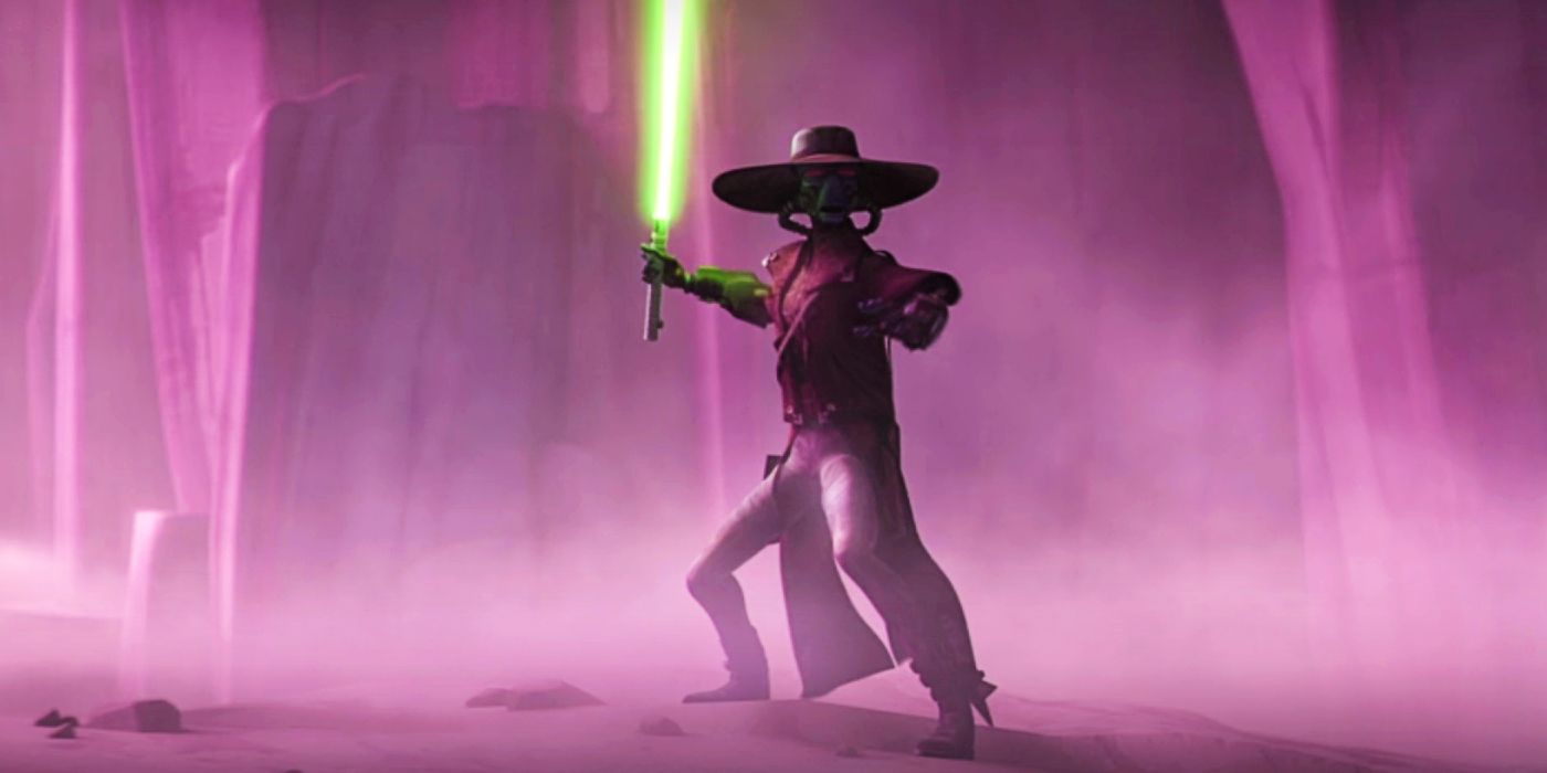 Cad Bane with lightsaber from The Clone Wars