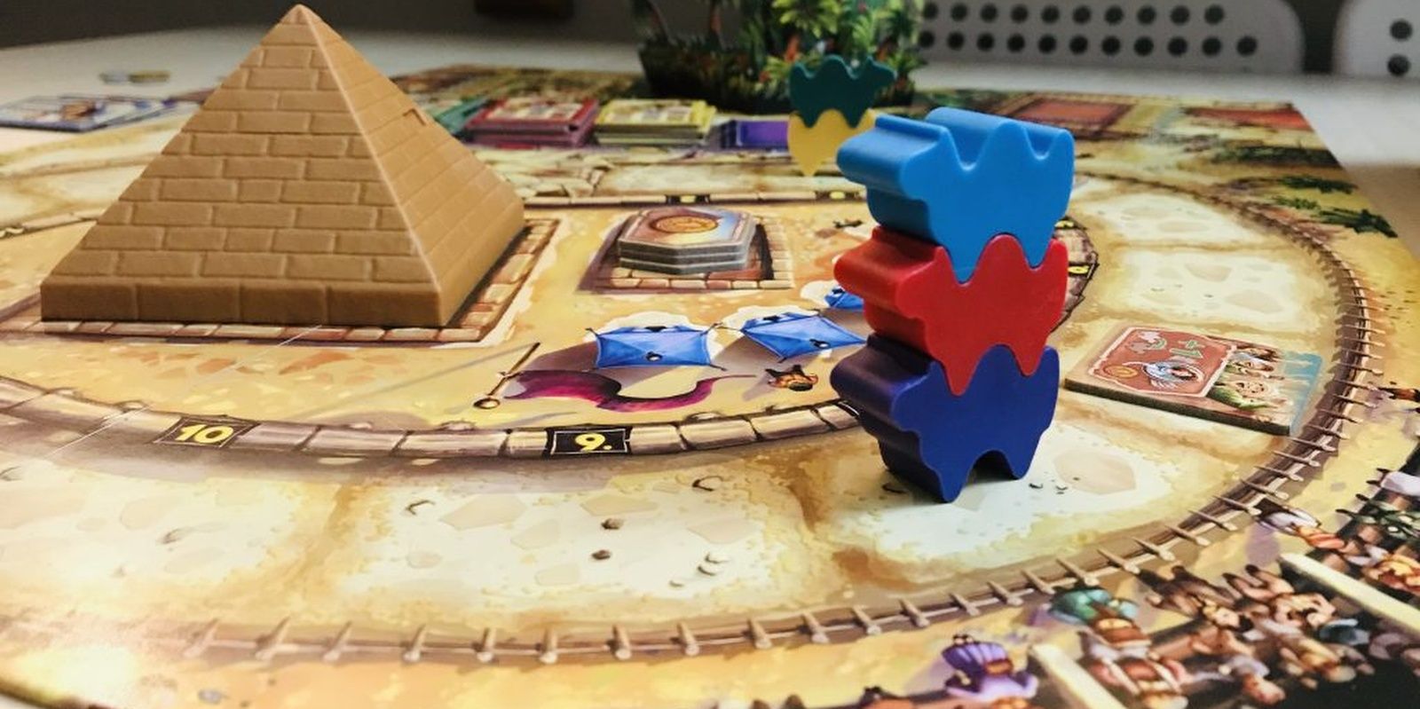Camel Up Board Game Being Played