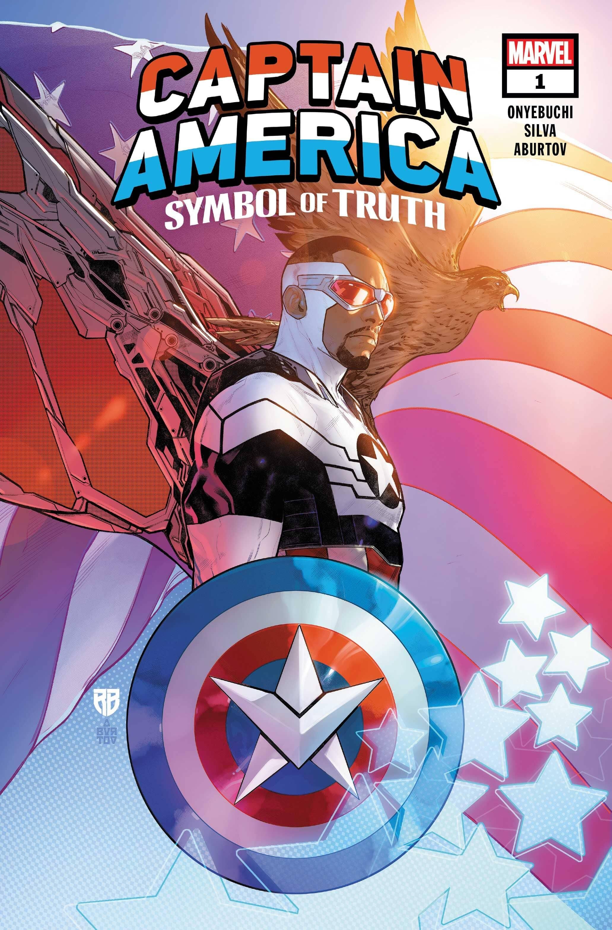 Sam Wilson on the cover of Captain America Symbol of Truth 1 by RB Silva