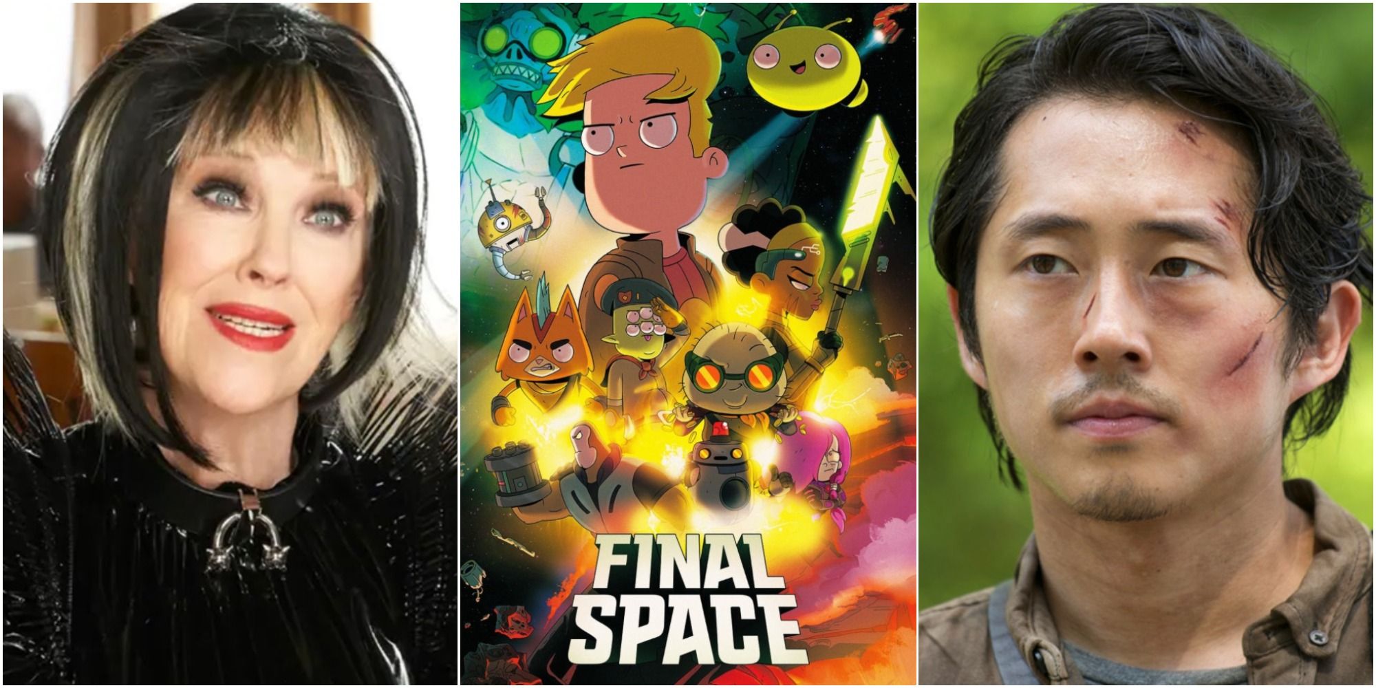 Catherine Ohara and Steven Yeun for Final Space