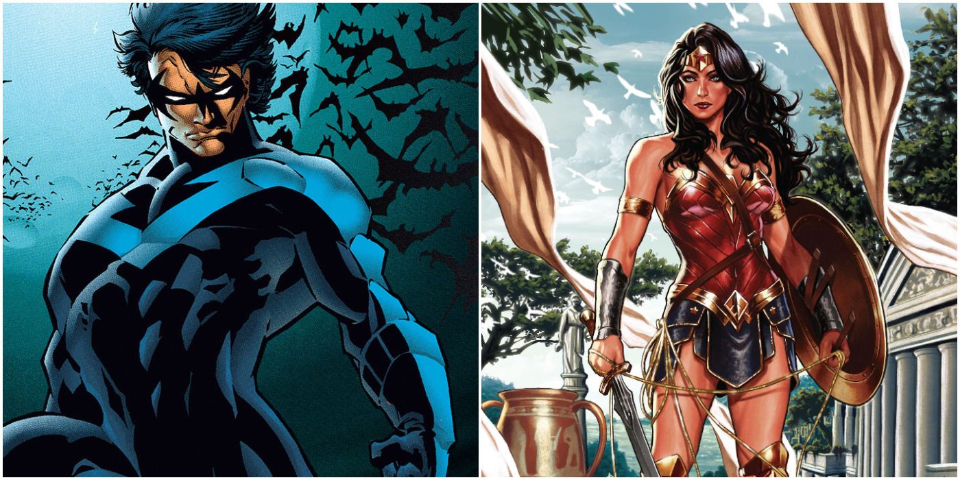 Nightwing and Wonder Woman
