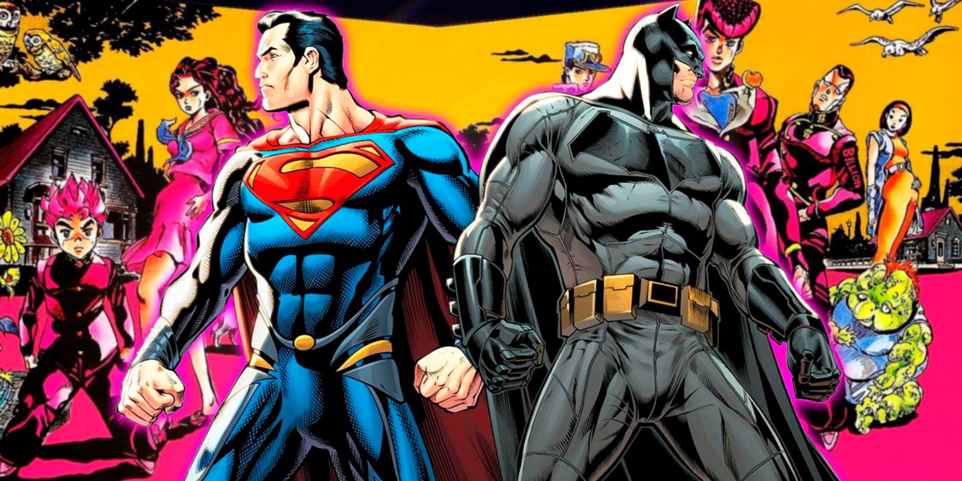 JoJo's Bizarre Adventure Art Shows Off Superman and Batman's