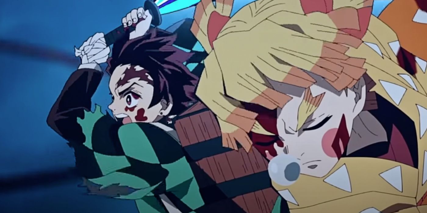 Tanjiro and Zenitsu charge Daki in Demon Slayer episode 49