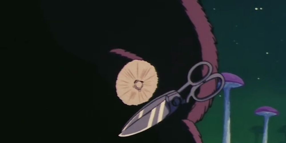 Anime Dragon Ball Great Ape Goku Puar Scissors Cut Tail