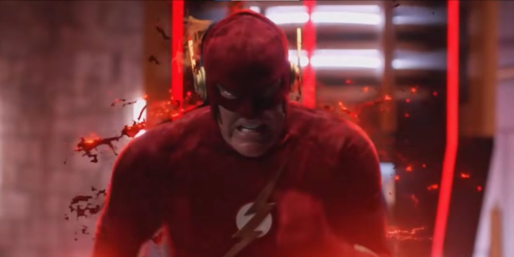 The Flash of Earth-90 sacrifices himself to destroy the Anti-Matter Canon Crisis on Infinite Earths Arrowverse